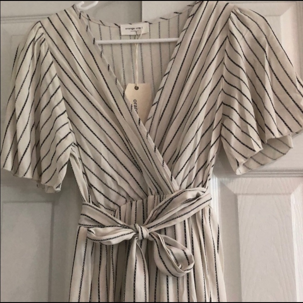 Vici Collection striped maxi dress